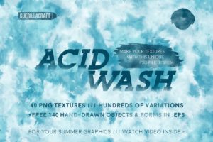 Acid Wash graphic background from Creative Market