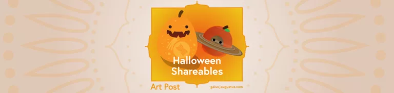 2 Halloween Art Shareables for Your Social Media