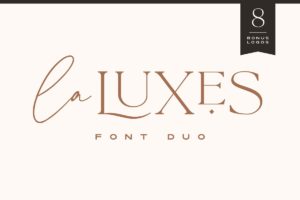 La Luxes Display Fonts from Creative Market